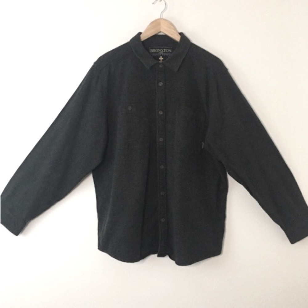 Bronxton | Charcoal Gray Button Down